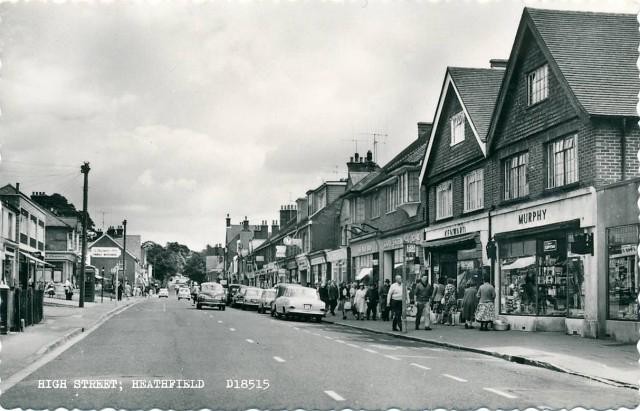 Heathfield High Street, Heathfield, East Sussex 1968