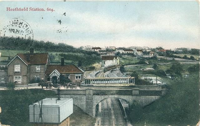 Heathfield Railway Station, Heathfield, East Sussex 1920