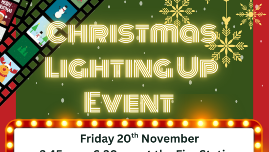Information regarding the Christmas lighting up event on 20th November